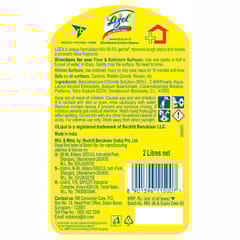 Lizol Citrus Disinfectant Surface Cleaner 2 Ltr
