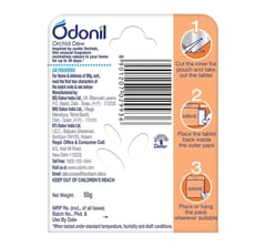Odonil Bathroom Air Freshener Block Orchid Dew 50G