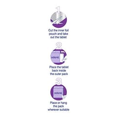 Odonil Bathroom Air Freshener Block Lavender Meadows 50G