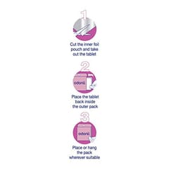 Odonil Bathroom Air Freshener Block Mystic Rose 50G