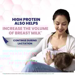 Horlicks Mother'S Plus, Health Drink For Pregnancy & Lactation, Protein For Healthy Birth Weight, No Added Sugar, Vanilla Flavour, Refill Pack
