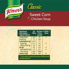 Knoor Chicken soup Classic Sweet Corn - 54gm