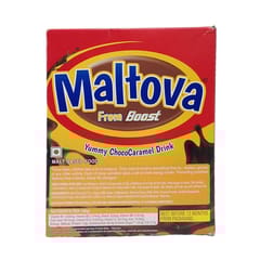 Maltova Drink - Choco Caramel Refill Pack - 500gm