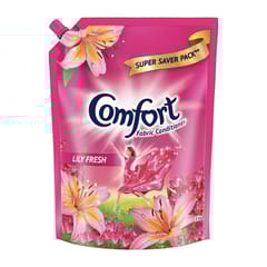 Comfort Lily Fresh Fabric Conditioner After Wash Liquid Fabric Softener Softness, Shine & Long Lasting Freshness