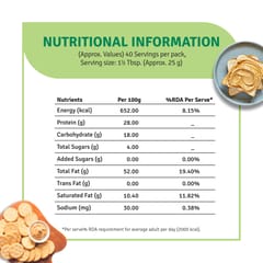 Veeba 100% Natural Peanut Butter (1 Kg)