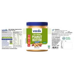 Veeba 100% Natural Peanut Butter (1 Kg)