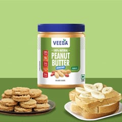 Veeba 100% Natural Peanut Butter (1 Kg)
