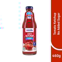 Veeba Tomato Ketchup No Added Sugar (460G)