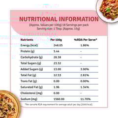 Pizza Topping Creamy Tomato (280G)