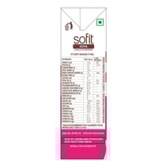 Sofit Soya Drink Vanilla, Vegan Drink, Enriched With Plant Protein, Dietary Fibers, Vitamins And Calcium, Lactose Free