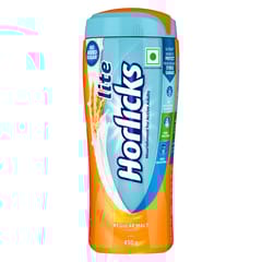Horlicks Lite Scientifically designed for Adults High Protein, Zero added sugar Regular Malt Pouch