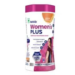 Horlicks Women'S Plus Caramel Nutrition Drink, Nutrition For Strong Bones With 100% Daily Calcium & Vitamin D - No Added Sugar