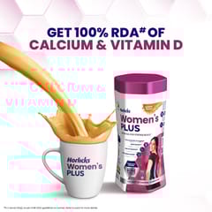 Horlicks Women'S Plus Caramel Nutrition Drink, Nutrition For Strong Bones With 100% Daily Calcium & Vitamin D - No Added Sugar