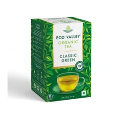 Eco Valley Organic Classic Green Tea Bags 25Nos
