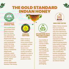 Dabur Honey 100% Pure World's No.1 Honey Brand with No Sugar Adulteration - 1 Kg