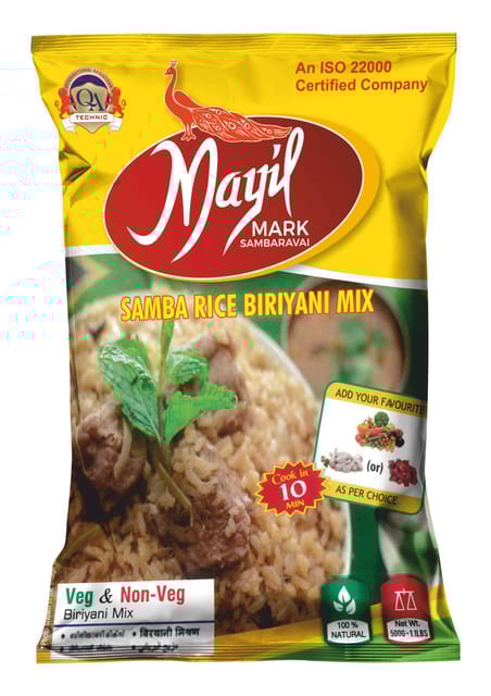 Mayil Mark Mayil Mark Samba Rice Biriyani Mix