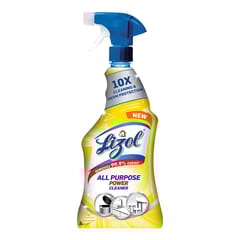 Lizol Disinfectant Multi-Purpose Power Cleaner Liquid Spray Works on Multiple Surfaces like fans, windows, doorknobs, sinks and more - 450ml