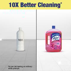 Lizol Floral, Disinfectant Surface & Floor Cleaner Liquid | Suitable for All Floor Cleaner Mops - 2Ltr