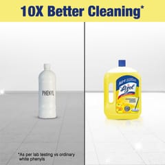 Lizol Citrus, Disinfectant Surface & Floor Cleaner Liquid Suitable for All Floor Cleaner Mops Kills 99.9% Germs - 2 Ltr