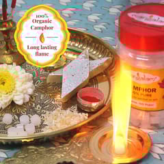 Mangalam Camphor Tablets Round Pods 0.33g Jar