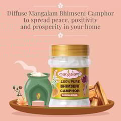 Mangalam Bhimseni Camphor Sandalwood Jar