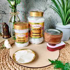 Mangalam Bhimseni Camphor Sandalwood Jar