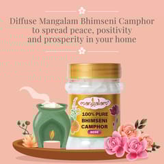 Mangalam Bhimseni Camphor Rose Jar