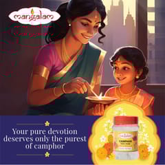 Mangalam Camphor Capsual Pods 0.8g Jar
