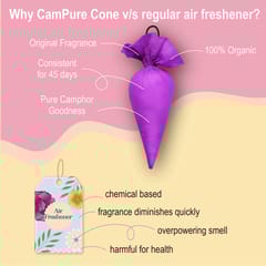 CamPure Camphor Cone Lavender 60g