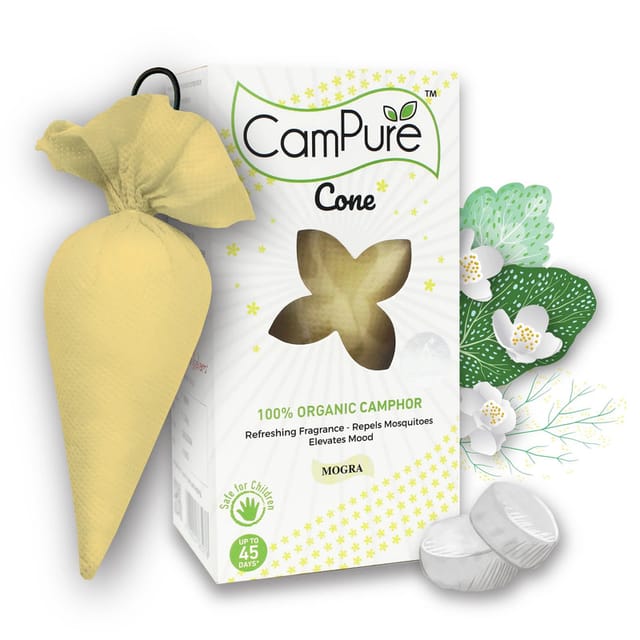 CamPure Camphor Cone Mogra 60g