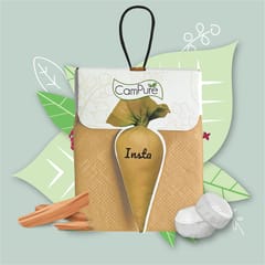 CamPure Insta Cone - Sandalwood Air Freshener For Car, Wardrobe, Office Cabin, Drawers, Travel Bag & Bathroom - 30g