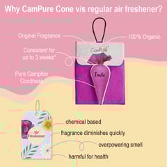 CamPure Insta Cone - Lavender- 30gms