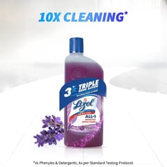 Lizol Disinfectant Surface & Floor Cleaner Liquid, Lavender - 500ml