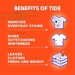 Tide Plus Double Power Detergent Washing Powder Jasmine & Rose 6kg + 2kg FREE