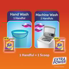 Tide Plus Extra Power Detergent Washing Powder - 2 kg (Lemon and Mint)