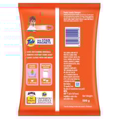 Tide Plus Detergent Washing Powder with Extra Power Lemon and Mint Pack - 500 g