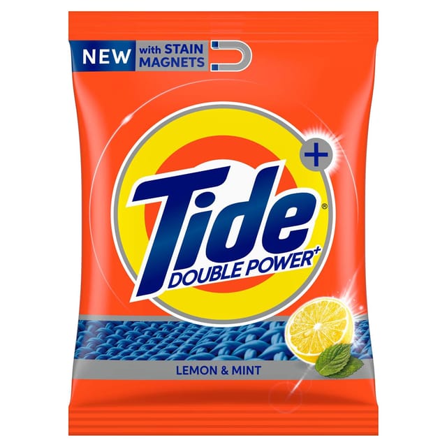 Tide Plus Double Power Detergent Washing Powder Lemon & Mint 1 Kg