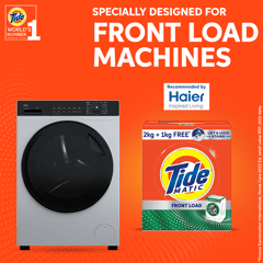 Tide Matic Front Load Detergent (2+1 Kg)