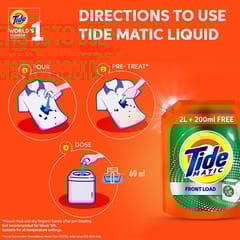 Tide Matic Liquid Detergent 2L + 200 ml FREE ? Front Load Washing Machine