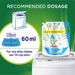 Ariel Matic Liquid Detergent Top Load Refill Pouch, 2 Litre