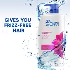 Head & Shoulders Smooth and Silky, Anti Dandruff Shampoo for Women & Men , 1 L