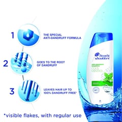 Head & Shoulders , Anti Dandruff Shampoo, Cool Menthol , 400 ML