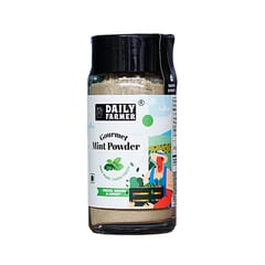 Daily Farmer Mint Powder, Refreshing Flavour, Pudina Powder, Fresh Mint Leaf Powder, No Artificial Flavour Added 50g