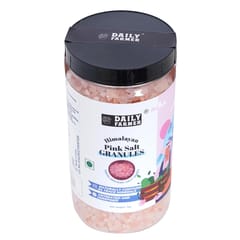 Daily Farmer Himalayan Pink Rock Salt Granules Dark Pink Salt, Gourmet-Grade, Untreated and Unrefined, Mineral Rich, Additive Free, Sendha Namak - 1Kg