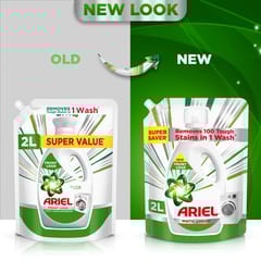 Ariel Matic Liquid Detergent Front Load Refill Pouch, 2 Litre